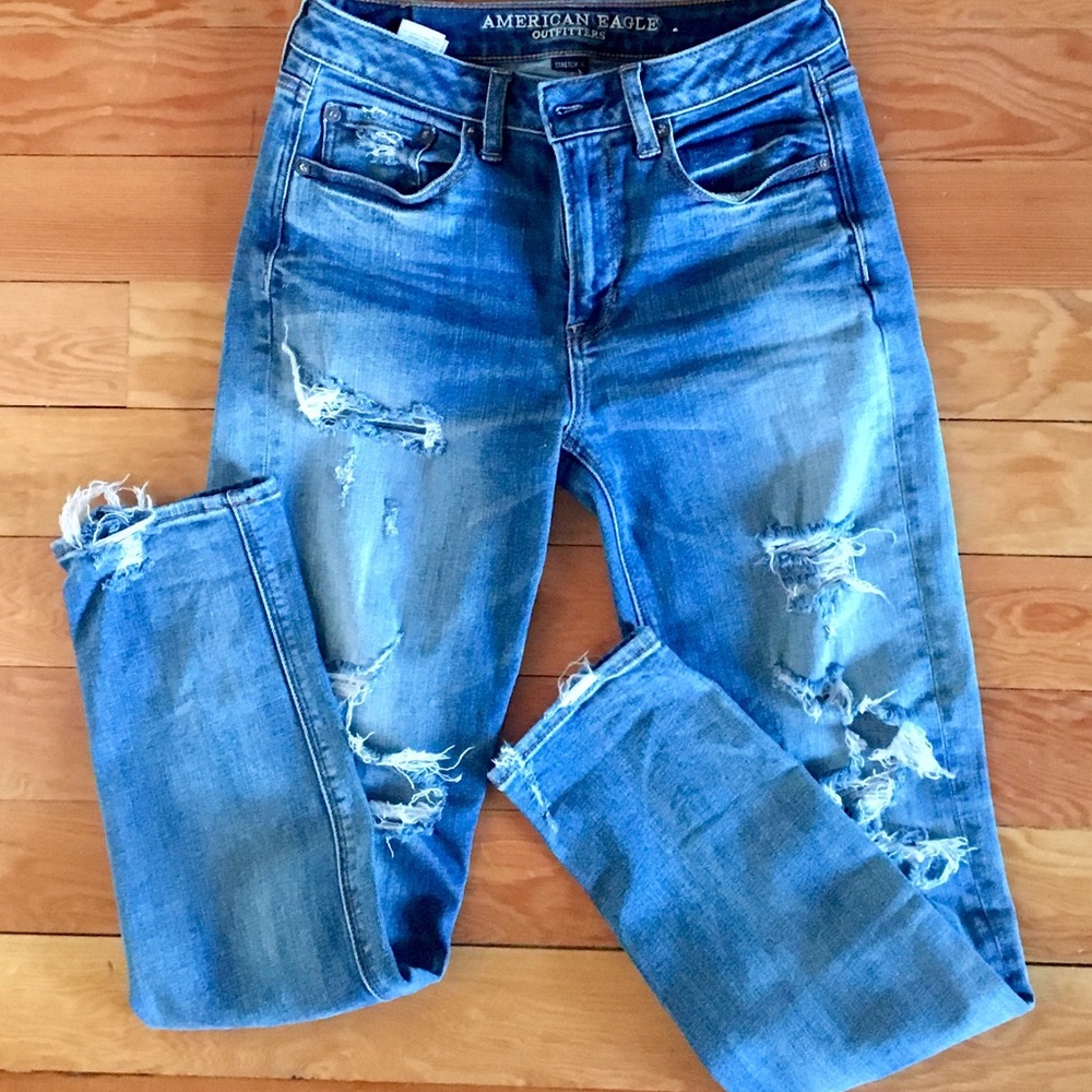 American eagle high rise slim stretch X